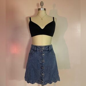 Dry Goods Button up Denim Skirt